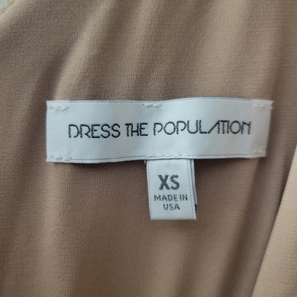 Dress The Population Charlie Sequin Jumpsuit  Size XS - Picture 3 of 5